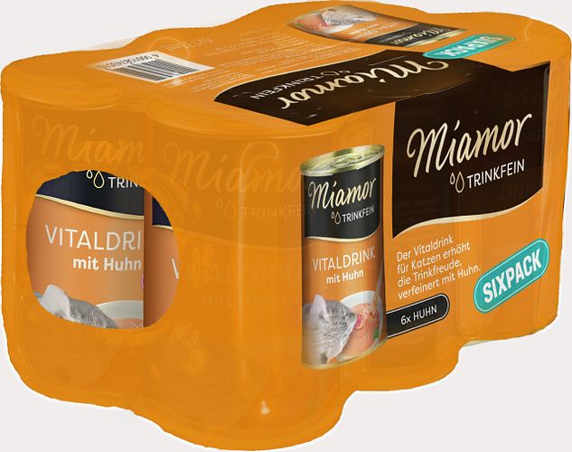 Miamor Snack-Mix Trinkfein Vitaldrink 2x (6x135ml) Sixpack Katzensnack