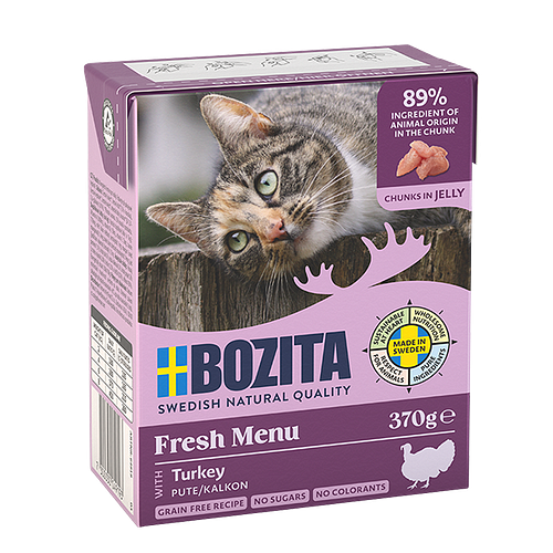 Bozita Häppchen in Gelee 370 Gramm Katzennassfutter