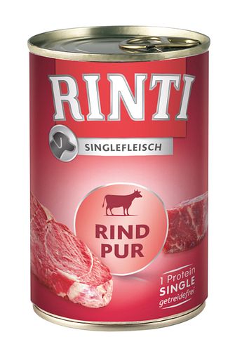 RINTI Singlefleisch 400g Dose Hundenassfutter