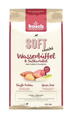 bosch SOFT Maxi Wasserbüffel & Süßkartoffel Hundetrockenfutter