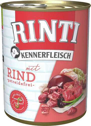 RINTI Kennerfleisch 800g Dose Hundenassfutter
