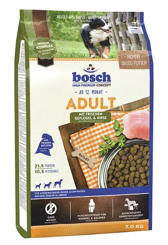 bosch Adult Geflügel & Hirse Hundetrockenfutter
