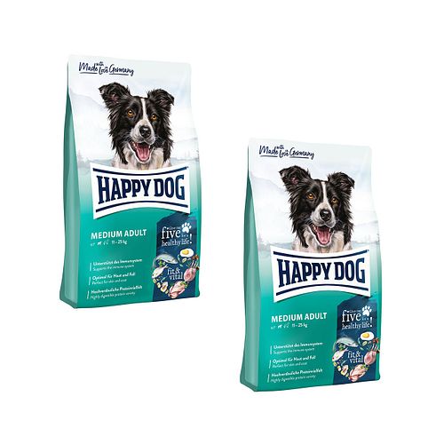 HAPPY DOG fit & vital Medium Adult Hundetrockenfutter