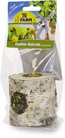 JR FARM Knabber-Holzrolle Löwenzahn 100g Kleintiersnack