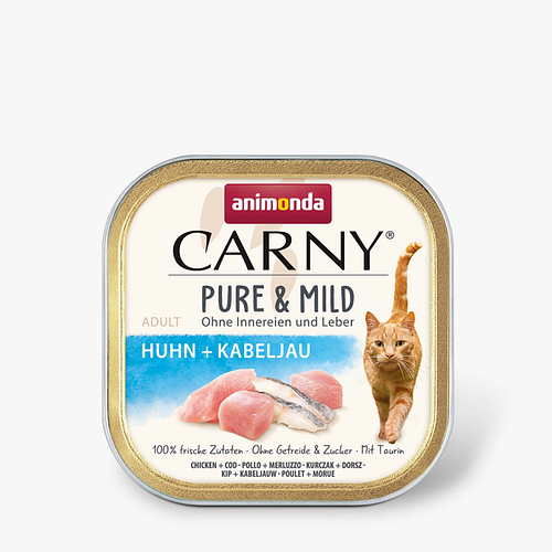 animonda Carny Pure & Mild 100g Schale Katzenassfutter