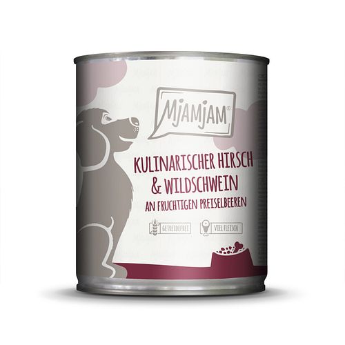 MJAMJAM Leckere Mahlzeit 800g Dose Hundenassfutter