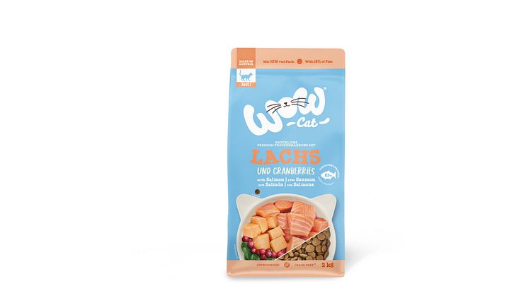 WOW Adult Lachs Katzentrockenfutter