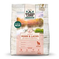 WILDES LAND Katze Huhn und Lachs