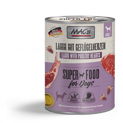 MAC's SuperFood for Dogs Dose Hundenassfutter