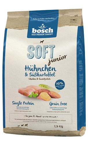 bosch SOFT junior Hühnchen & Süßkartoffel Hundetrockenfutter