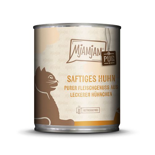MJAMJAM Purer Fleischgenuss 800g Dose Katzennassfutter
