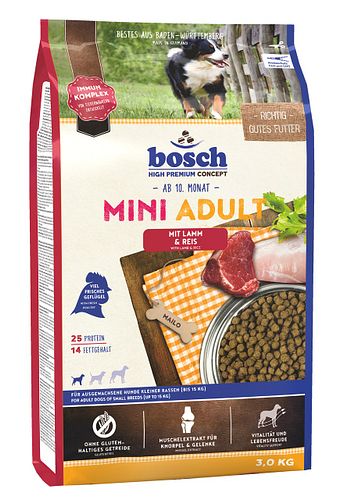 bosch Mini Adult Lamm & Reis Hundetrockenfutter