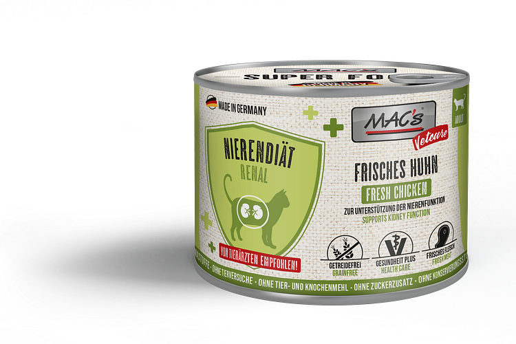 MAC's Vetcare Nierendiät Katzennassfutter