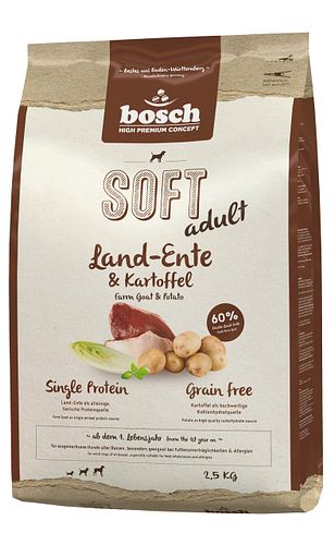 bosch SOFT adult Land-Ente & Kartoffel Hundetrockenfutter