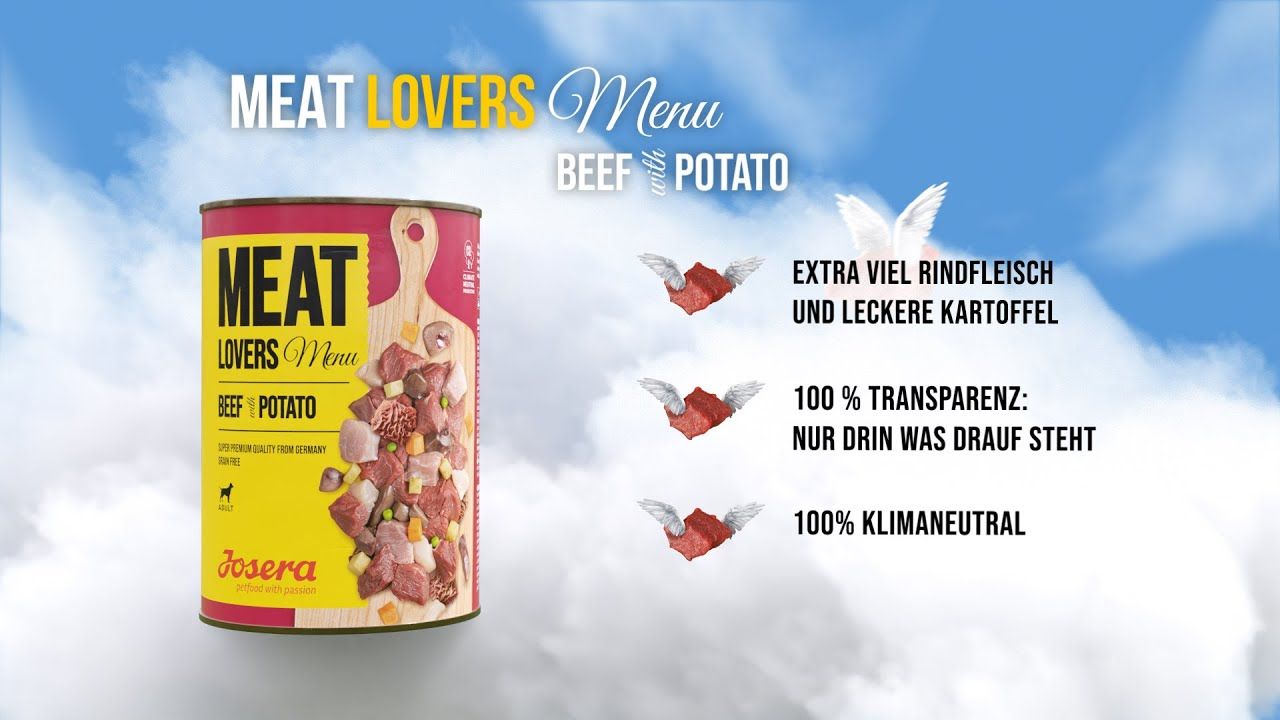 Josera Menu 400 Gramm Hundenassfutter