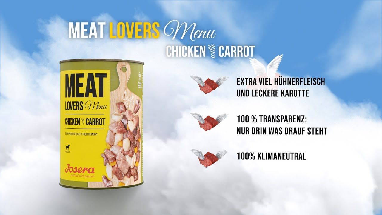 Josera Menu 400 Gramm Hundenassfutter